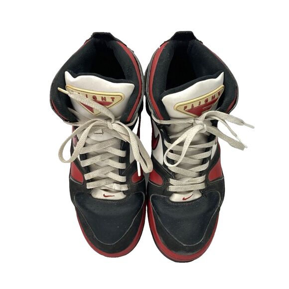 Nike Air Flight Falcon-Men\'s Sz 12 -Black/Red/White Basketball Shoes- 397204-066 main image 13